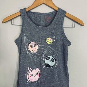 Cat & Jack Girls Tank Top Size Medium (7/8) Grey